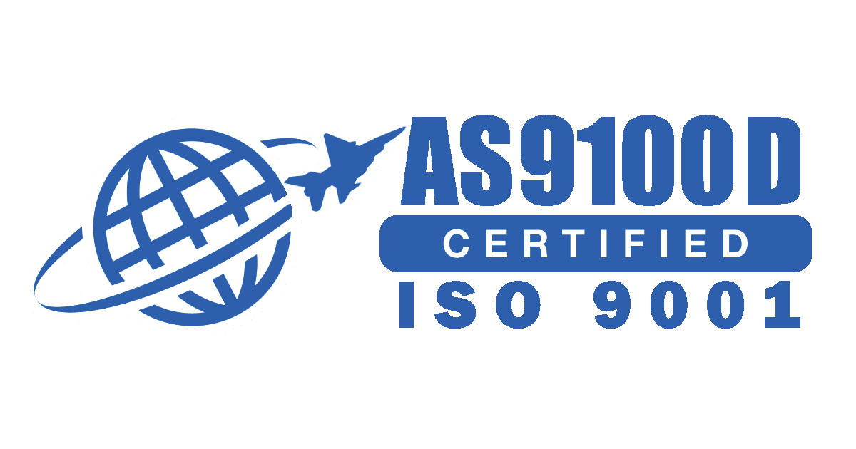 AS9100D Certified · ISO 9001
